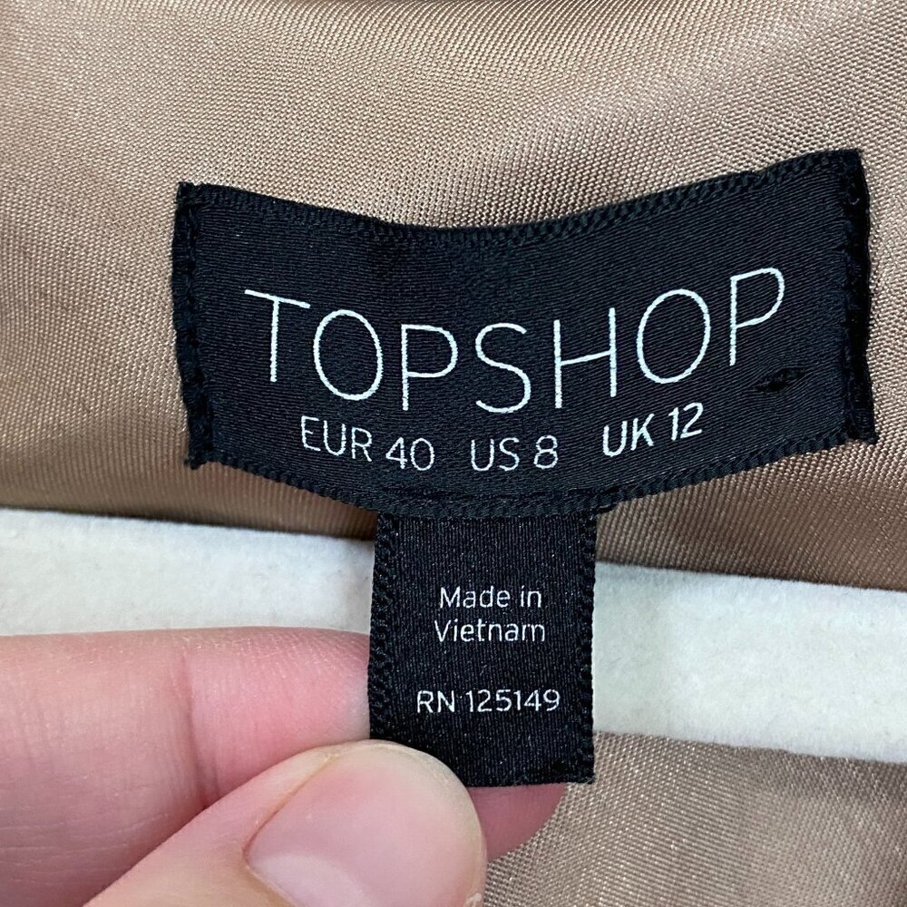 Topshop Lightweight Split Back Duster Coat Size U… - image 6